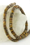 6 mm Disk Kaplangözü Taşı - Kahverengi