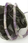 1,4 cm Boru Ametist Taşı - Mor