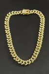 Chain Zirkon Taşlı Lüks Çelik Kolye - Gümüş Rengi
