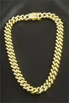 Chain Zirkon Taşlı Lüks Çelik Kolye - Sarı
