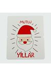 Mutlu Yıllar Bileklik Kartı 200 Adet - Beyaz
