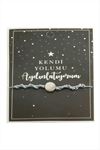 Sedef İp Bileklik - Gri