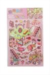 Kız Çocuk Temalı Sticker - Pembe