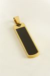 Çubuk Çelik Kolye Ucu 1*4 cm - Sarı