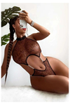 Leopar Desenli Büyük Bedenlere Uygun Babydoll